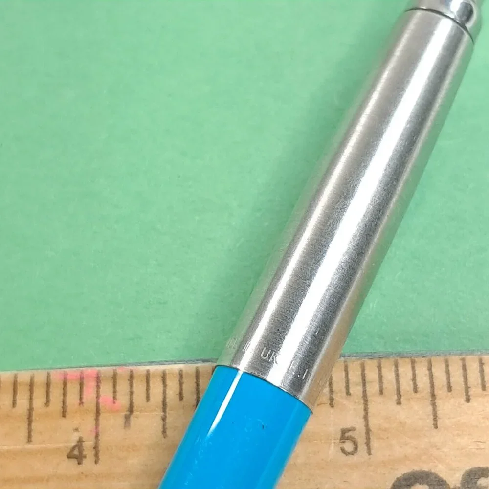 Parker‎ Jotter Pen teal blue turquoise Ballpoint magenta arrow Made UK  Vintage